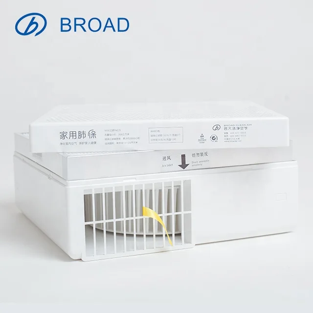 BROAD Portable Home H13 Hepa Pm2.5,  dust, white noise filter air purifier