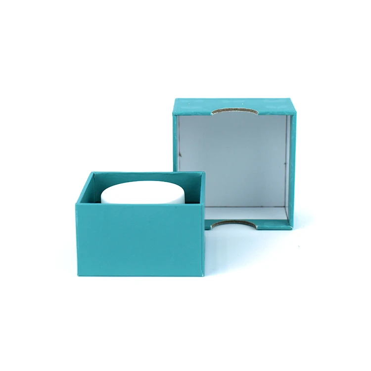 Custom Printing Slanted Cuff Ring Paper Box With Magnetic Lid For Glass Concentrate Container