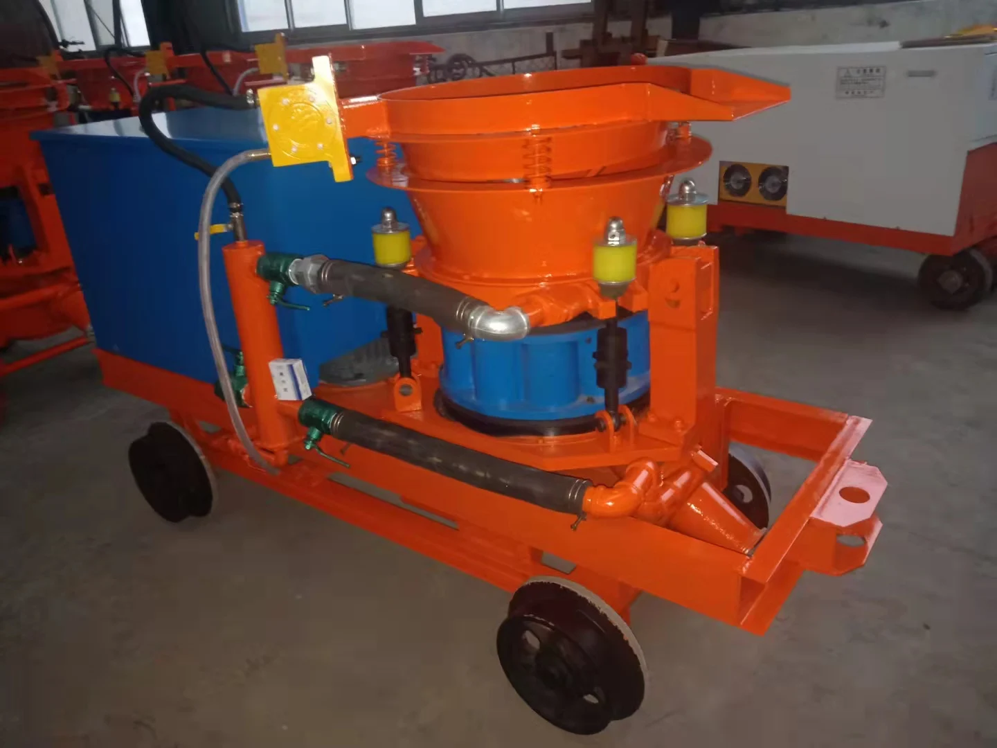 shotcrete machine for construction shotcrete with pump machine mini concrete pump trade guniting machine with compressor