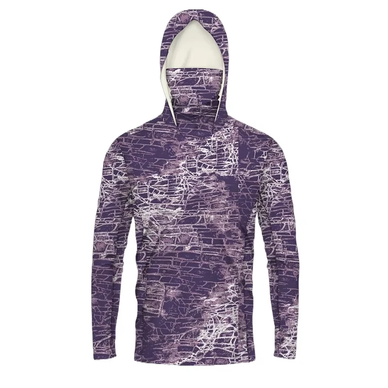 High-Tech Made Hydrophobic Antifouling Spf Long Sleeve Quick-Dry Fishing T Shirt Uv Protection Fishing Shirts Men