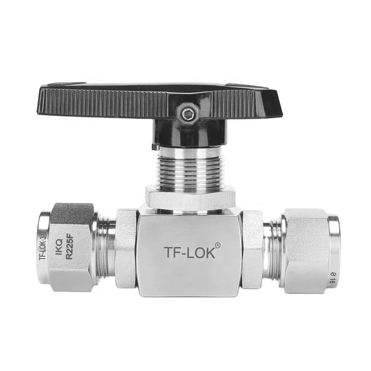 2pc ss m/m ball valves for co2