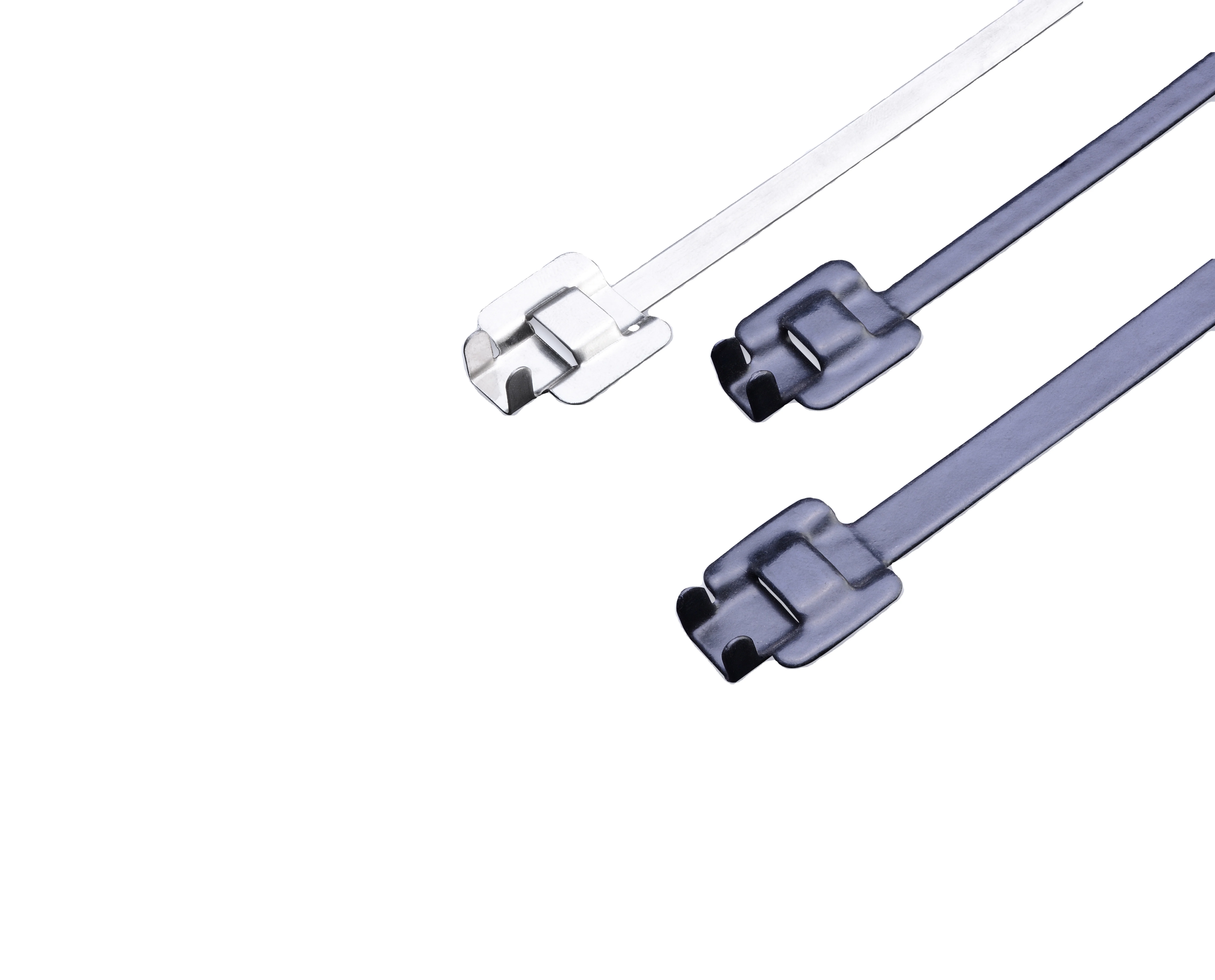 Metal Winding Cable Ties PVC Stainless Steel Retractable Cable Ties