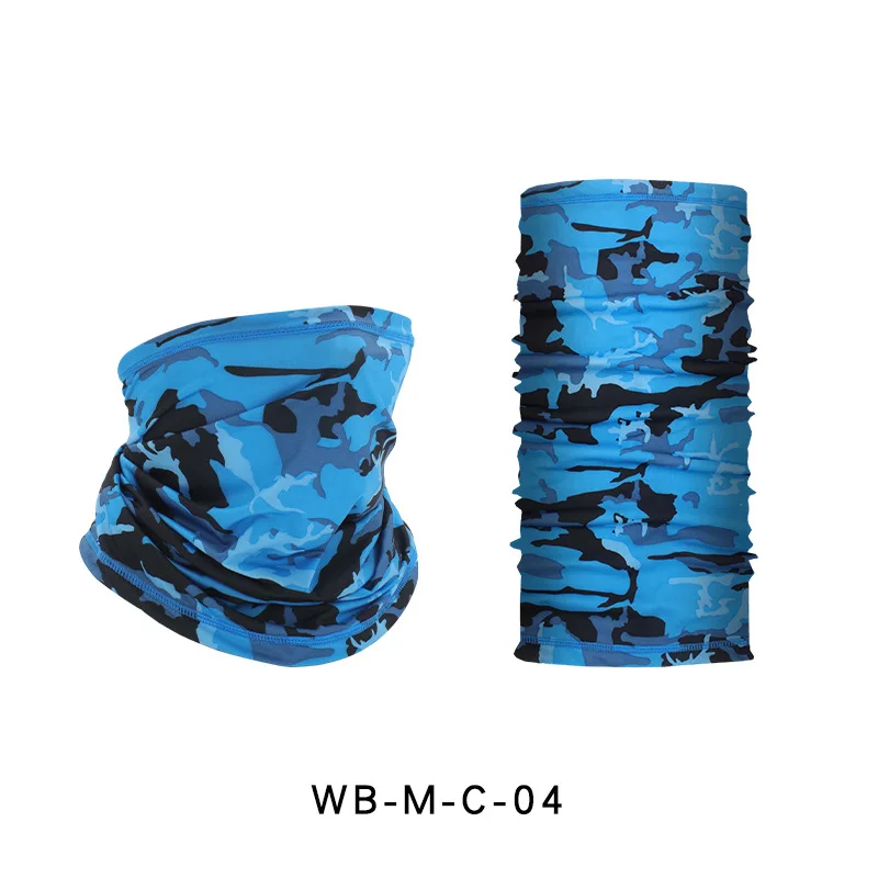 Wholesale High Quality Ice Silk Cool Summer Cooling Neck Gaiter Face Scarf Bandana For Running Custom Design Bandana