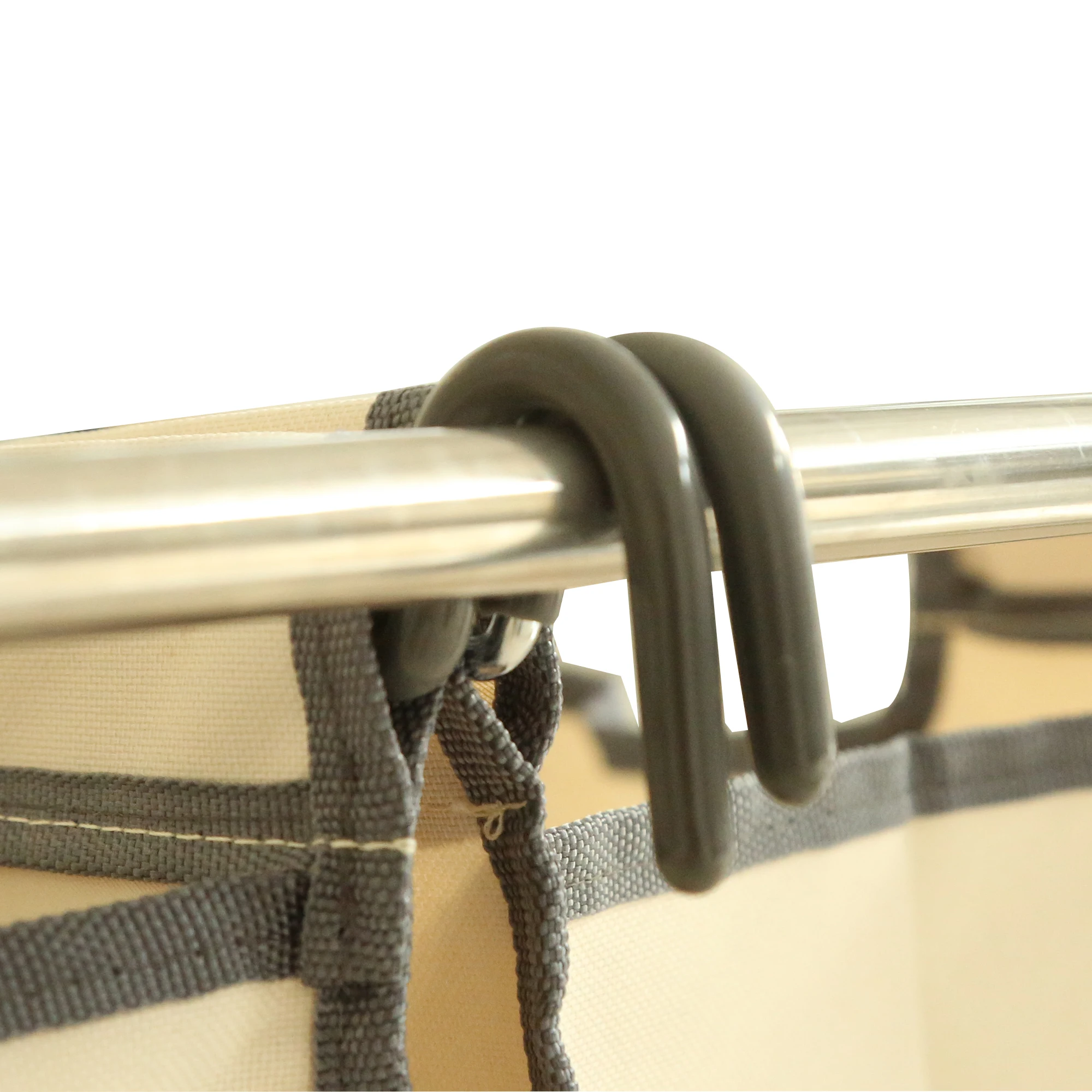 Stainless Steel Foldable Silver Laundry Sorter Cart Laundry Sorter With Wheels