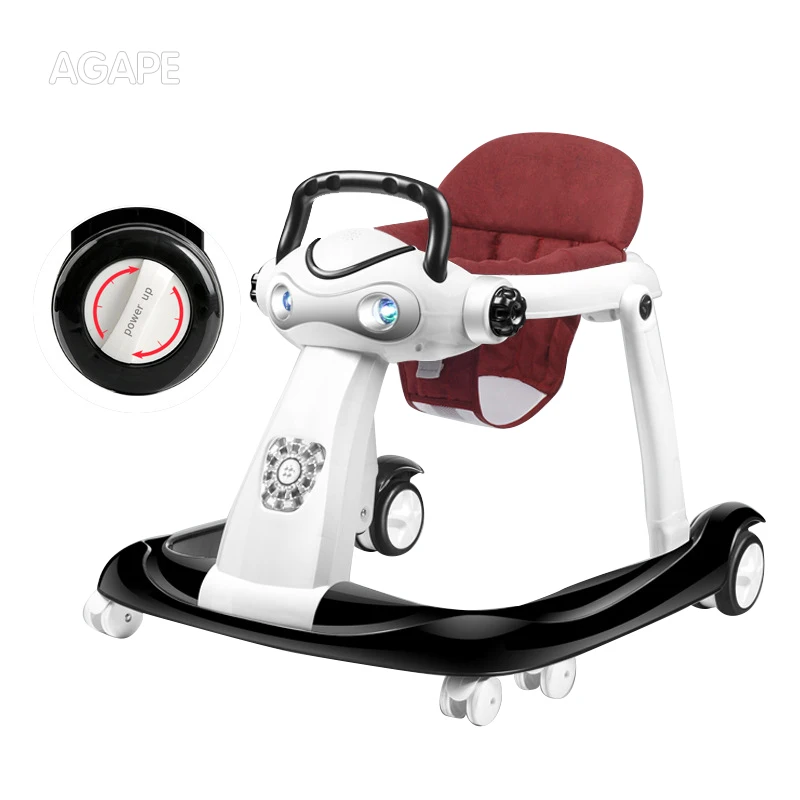 Good Quality Poussette Bebe 3 in 1 Kids Multifunction Baby Walker Foldable Walkers For Babies With Music Wheels And Seats