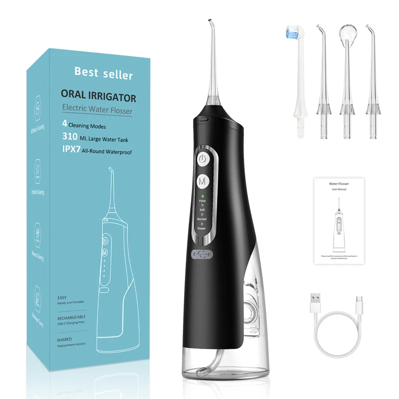 Oral Irrigator Wholesale Ipx7 Waterproof Electric Teeth cleaning Whitening Equipment Home Travel Dental Floss Water Flosser
