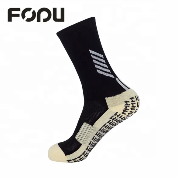 Compression Anti Skid Grip Sport Socks Non-Slip Grip Socks for Pilates Trampoline Jump Socks