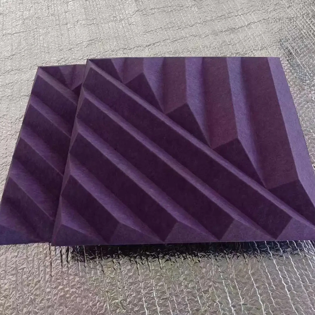 100% Polyester Felt Noise Reduction Environmentally Best Price Acoustic Soundproof Studio Soundproof PET Panels