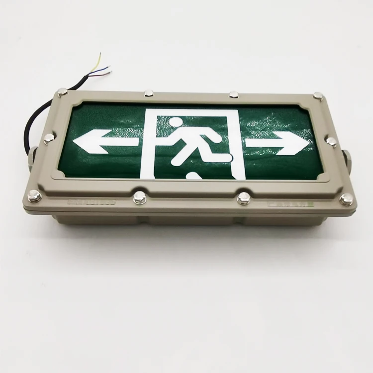 High Quality LED Explosion Proof Emergency Exit Sign Light for emergency