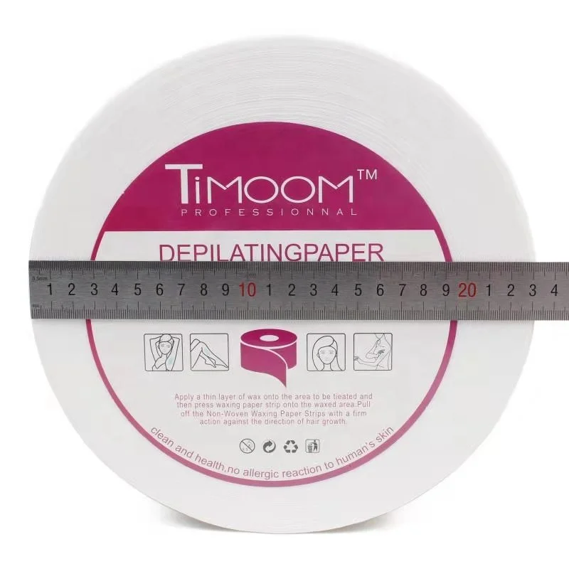 Hair removal roll cosmetic hair removal paper disposable hair removal wax paper beeswax non-woven fabric 100m large roll