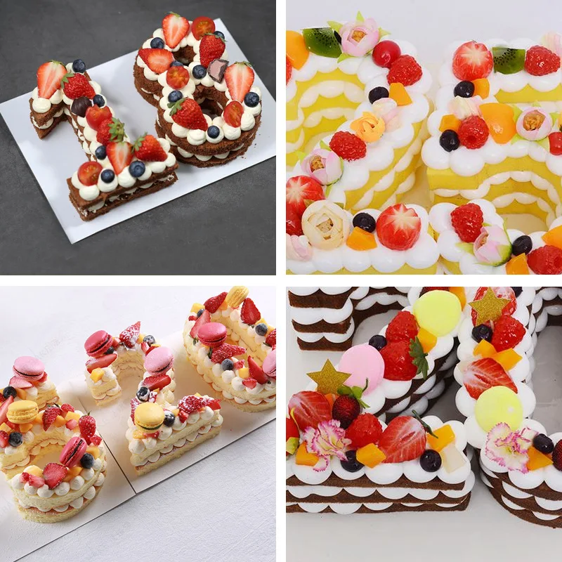 Wholesale Silicone baking mold 3D Figure cake pan baking set for pastry chocolate cake decorating mold Birthday