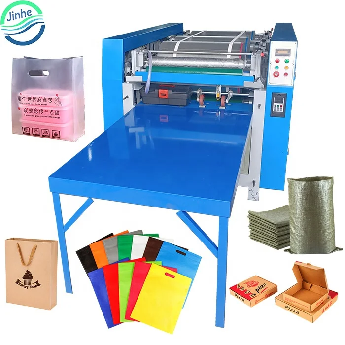 PP plastic paper bag flexo printer 1-5 colors corrugated carton cardboard pizza box flexo printing machine