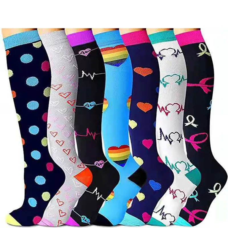 hot selling medias compresipn 2030mmhg compression socks for running athletes