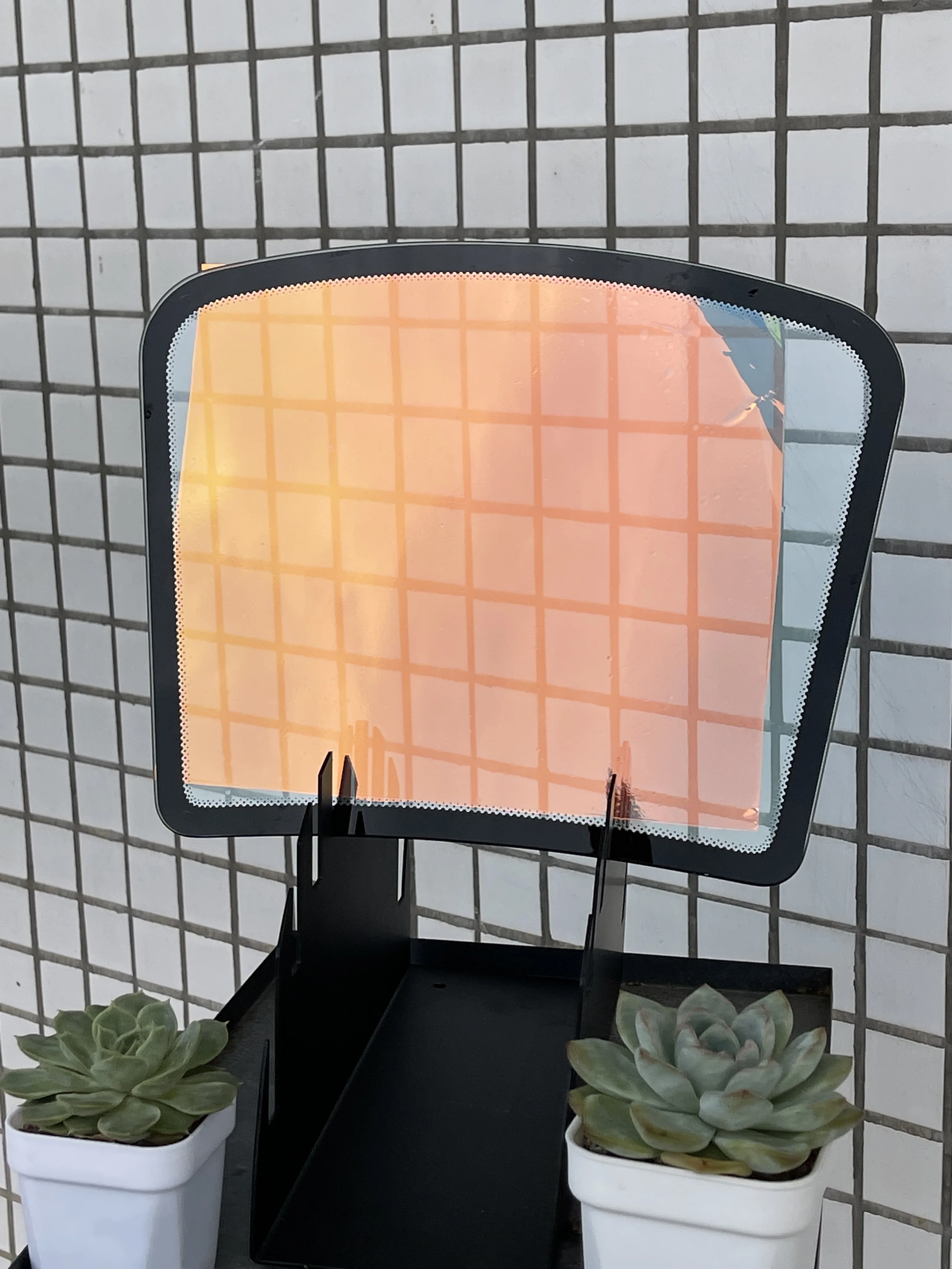 Free Sample Two Tone Car Window Tinting Film Sunset Burning Sky Red Purple   80% Nano Ceramic Solar  Blue Chameleon Tint