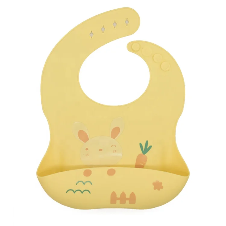 Baby Personalized Design Style Bib Silicone Appliance Silicone Baby Bib Waterproof Material Baby Silicone Bib