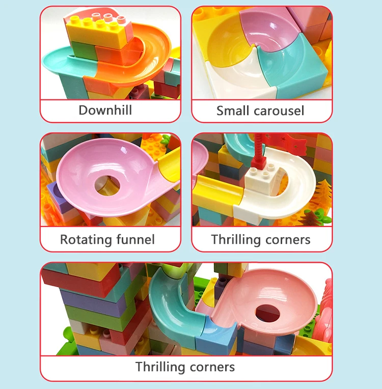 
Baby Earning Educational Toys Interlocking Kid Building Blocks 