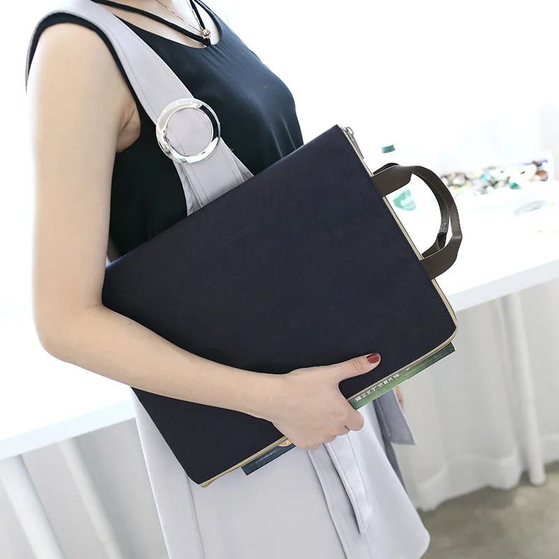 2022 Wholesale Fashion Business Laptop Bags Covers For Computers Custom Portable Document Bag File Pocket