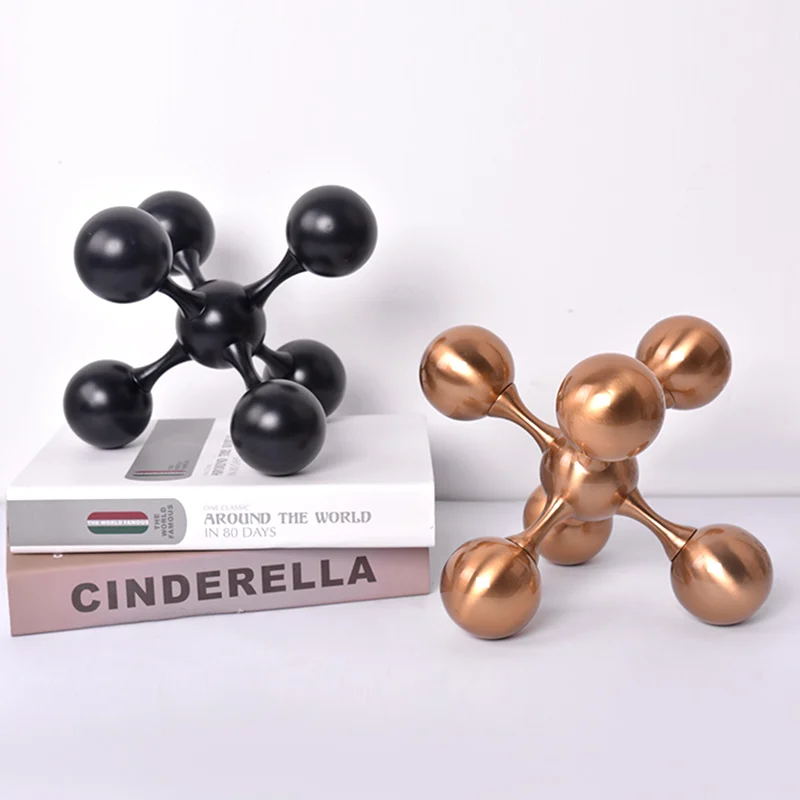 Modern minimalist creative glass crystal ball ornaments living room home decorations desktop room model room soft furnishings