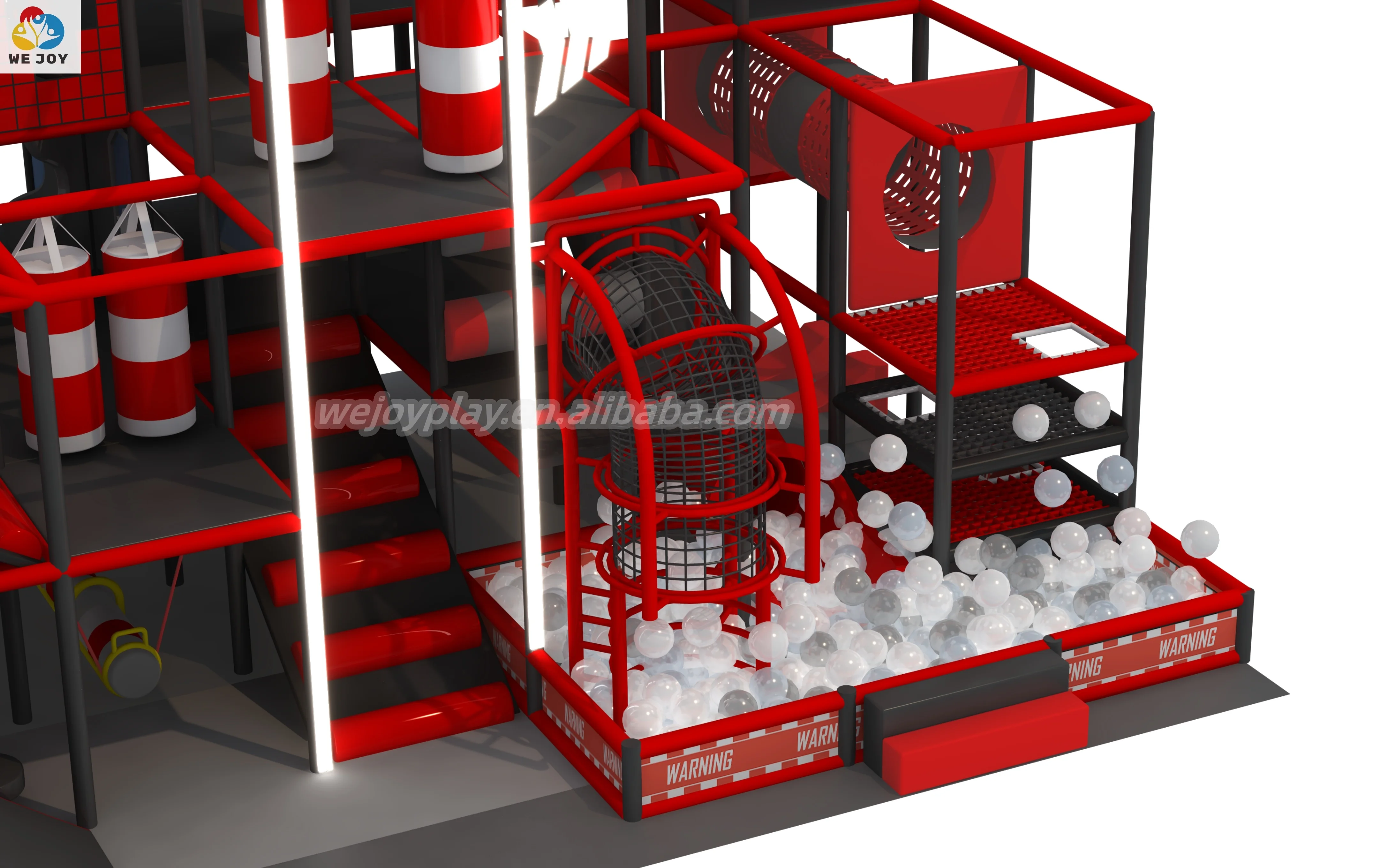 Wejoy Customized Ninja Warrior Course indoor ninja course obstacles Truss Structure with ninja playground for adults and kids
