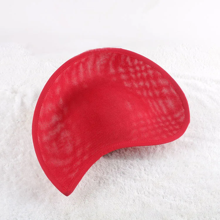 DIY Fashion women sinamay hats base Royal Ascot linenette meniscus shape fascinator hat base
