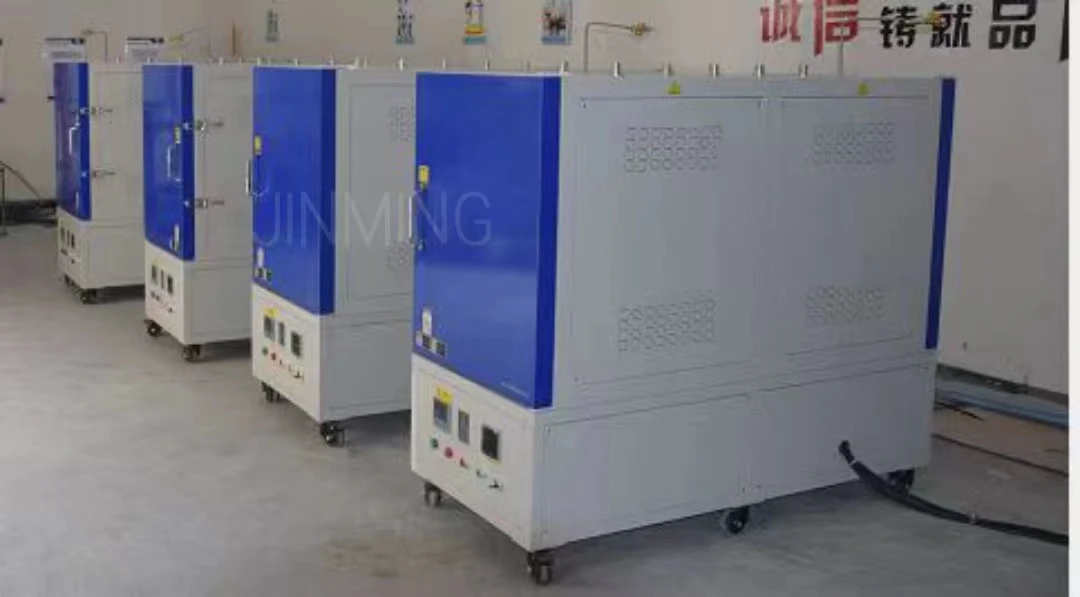 Double doors 1200C 1400C 1600C PID controlling ceramic sintering electric muffle furnace