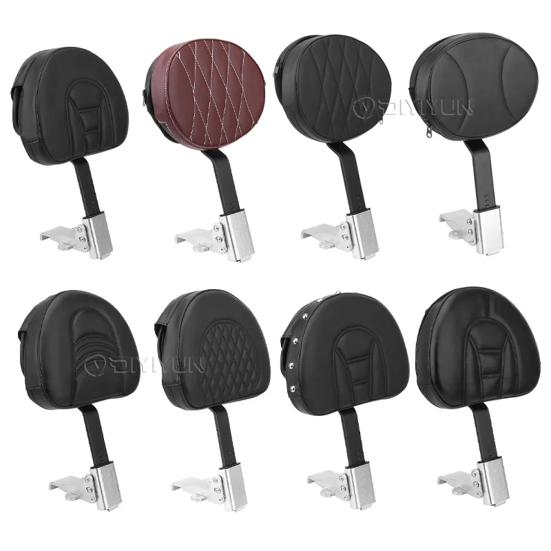 Black bar Driver Rider Backrest with bag  For motorcycle Victory Hard-Ball 12-13 Cross Country 10-17 / Cross Roads 10-14