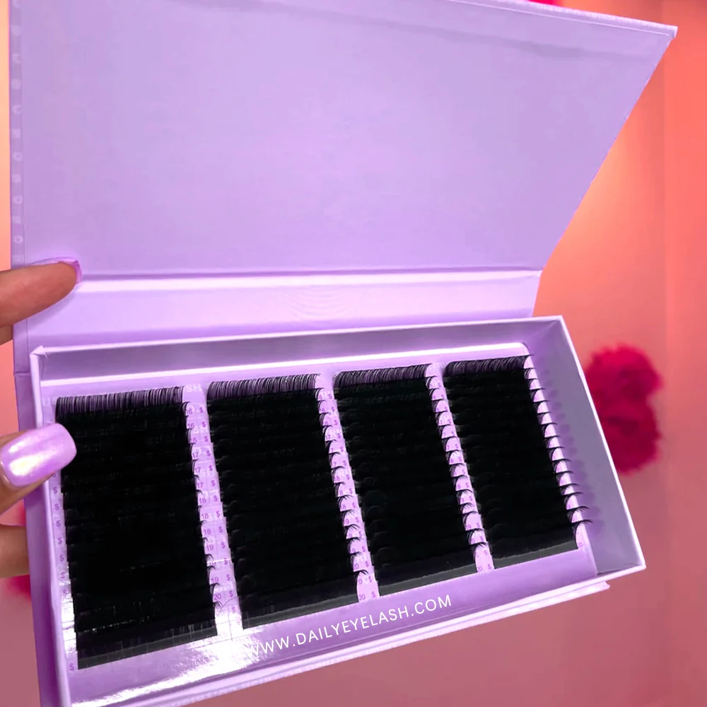 Professional Classic Lash Tray Siberian Individual Faux Mink Eyelash Extension Wholesale Volume Lash Extensions