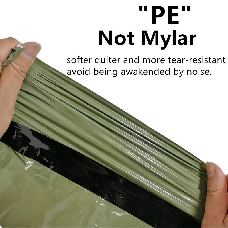 2 Person Mylar Shelter Tube With Paracords Emergency Disaster Relief Tent For Hiking Camping Outdoor Survival Kit