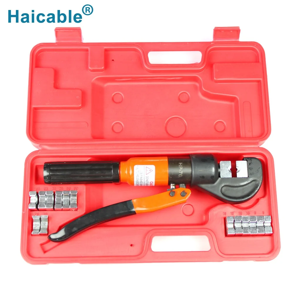 70mm2 Terminal Pliers For Oil 700 20mm Hand Crimper HP-70 Crimp Manufacturers Hydraulic Crimping Tool