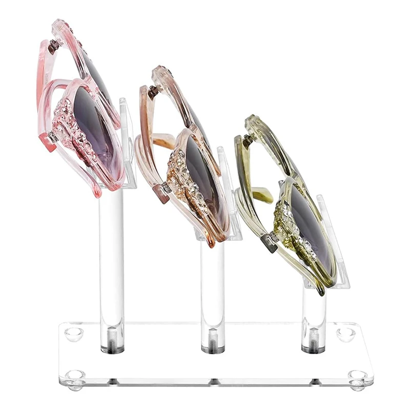 Customized Plexiglass Countertop Acrylic Display Rack  Glasses Sunglasses Eyewear Display Stand