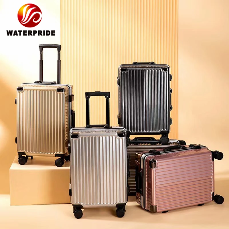 custom 2023 travelling bags luggage trolley set suitcase travel bags luggage set trolley suitcase 4 wheels luggage & travel bags