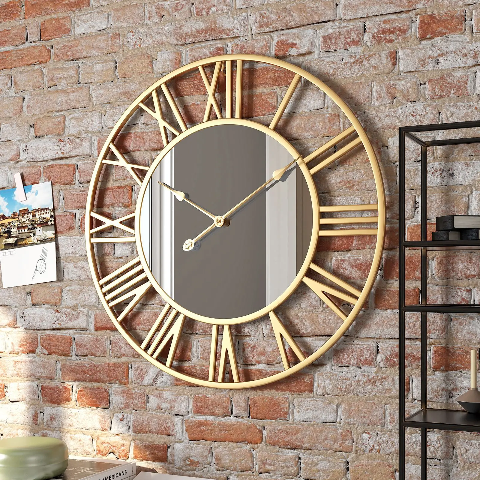 Stylish&Modern Wall Decor Large Wall Clock Metal