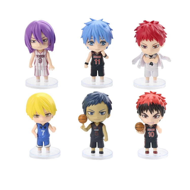 Oem Custom Pvc Toy Anime Figure Set Kagami Taiga Tetsuya Kuroko Basketball Action Figures