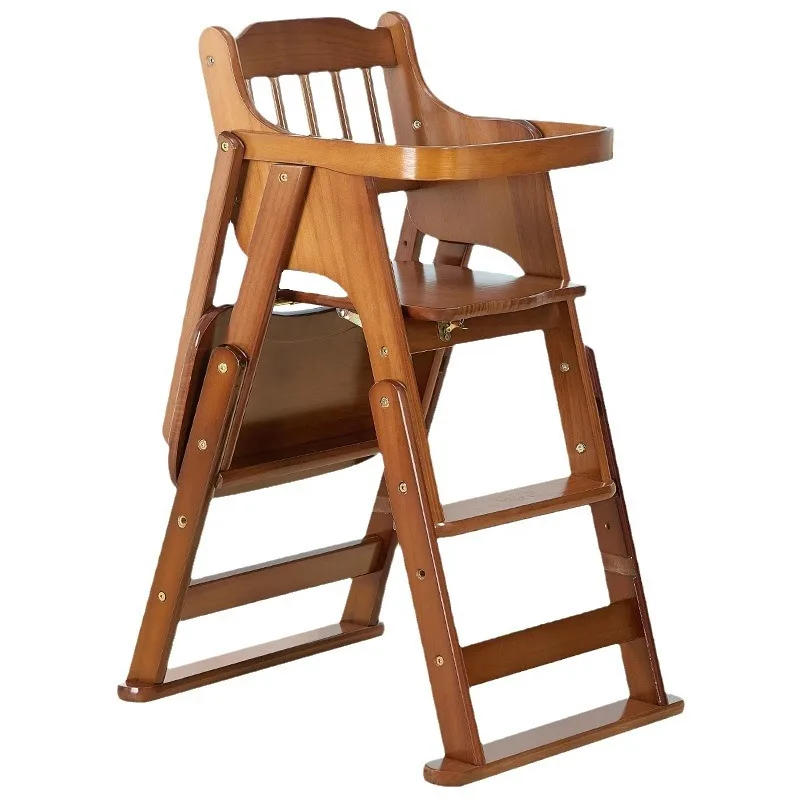 wholesale kids children room folding wooden eat high dining chair baby chair feeding high chair furniture