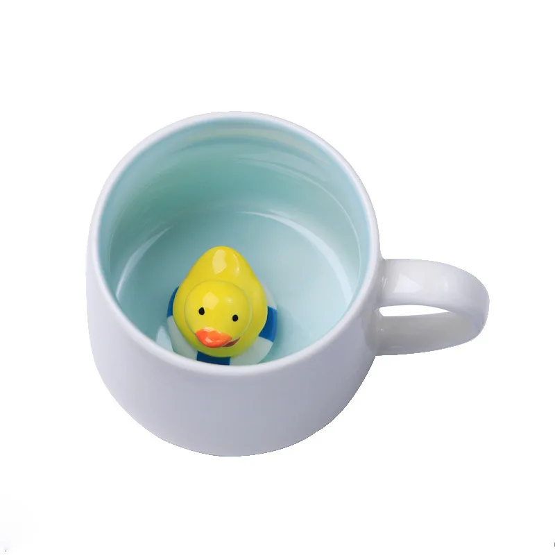 Wholesale New Product Hot Selling Creative 3D Animal Shape Gift Ceramic Tea and Coffee Mug
