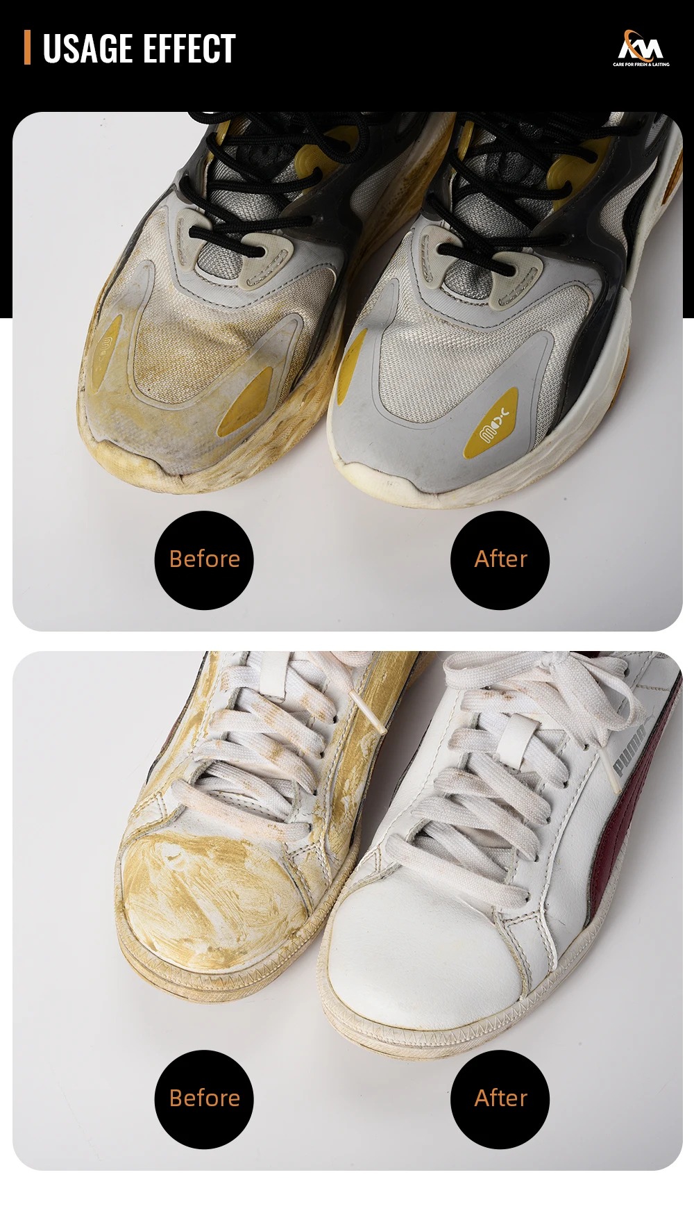 Km Wholesale Sneaker Care Clean Waterless Cleaning Shoe Foam Cleaner Spray Cleaning Foam Cleaner Spray