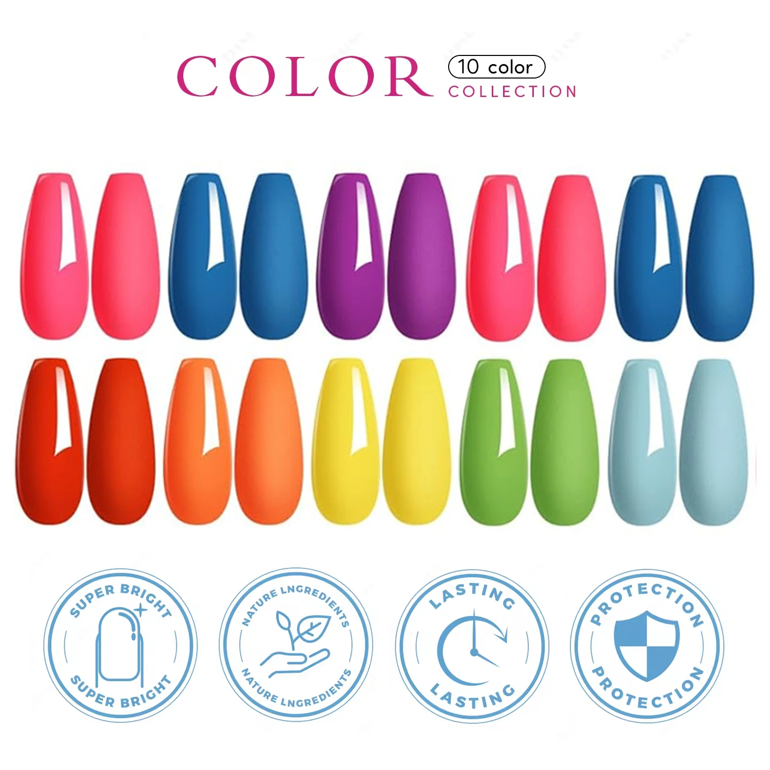 GELNAILY 9Color Gel Nail Polish Collection Kit New Design OEM/ODM Free Custom Unique Private Label UV Gel Polish Set
