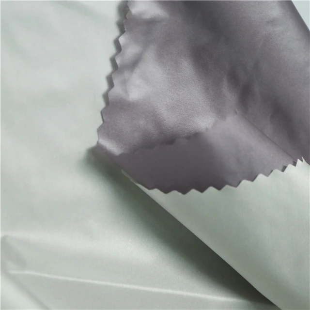 Водонепроницаемые переработанные нейлоновые пуховики 100% RPET, гладкая Ультралегкая яркая бархатная ткань, однотонная окрашенная ткань GRS