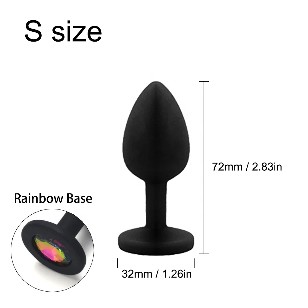 OEM Silicone Butt Plug 3 Sizes Sex Shop Adult Silicone Jewelry Anal Trainer Sex Prostate Backyard Toy Anal Butt Plug for Women