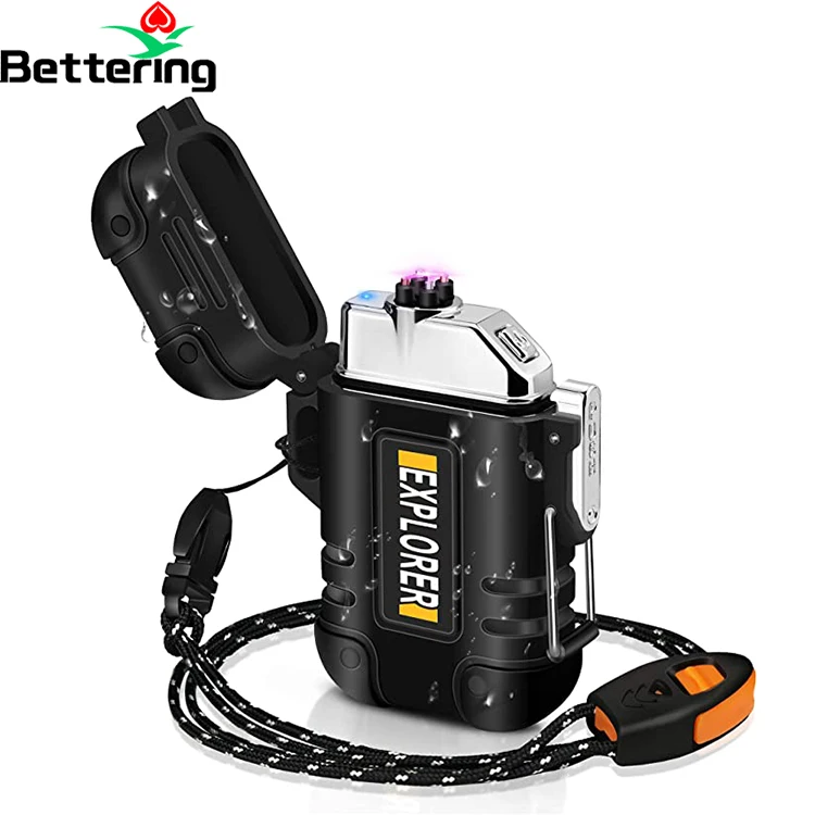 usb rechargeable electronic cigarette candle cigar plasma lighter for outdoor sport diving waterproof other smoking accessories