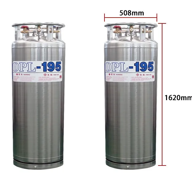 portable VIE Tank 210L laser tank with vaporizer liquid oxygen cylinder for laser cutting
