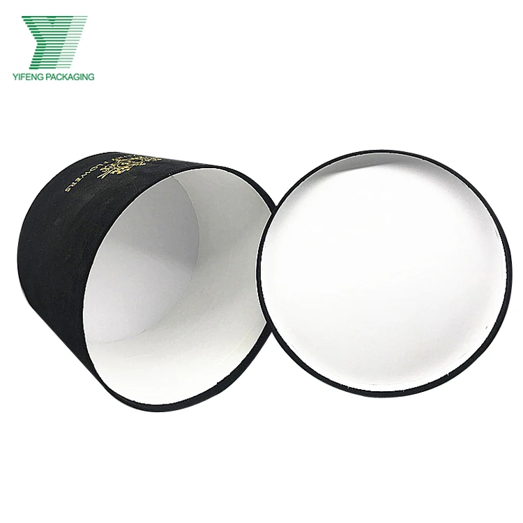 China Manufacture Wholesale Custom Luxury flower gift packaging round velvet hat box paper flower gift box