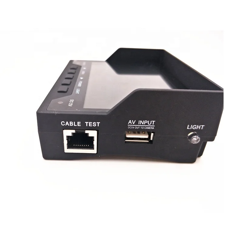 4.3 inch TFT LED Audio Video Security Tester CCTV Camera Test Monitor Portable EU Plug Security Camera Tester