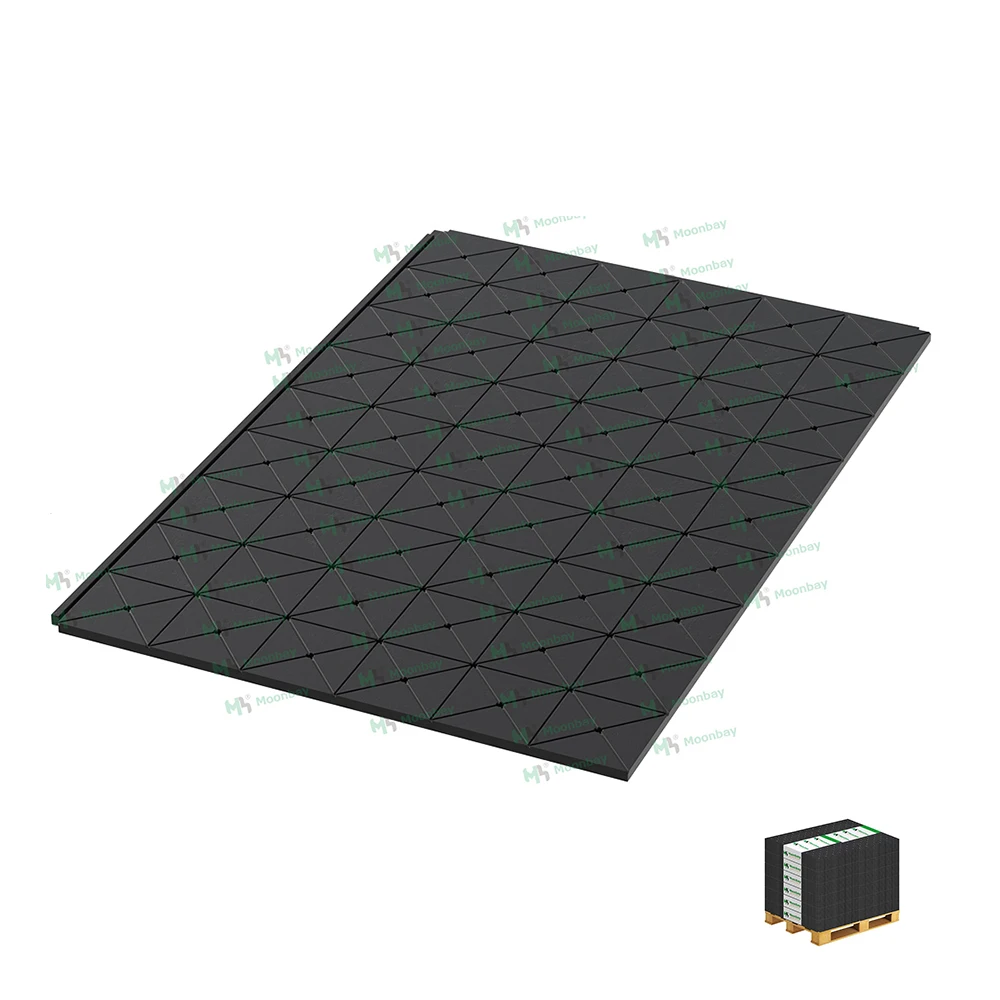 Black Brick Paver Base Panel for Garden Supplies for Landscaping and Foundation Work