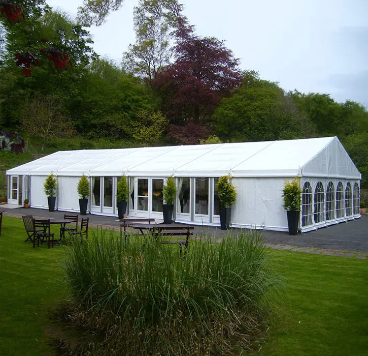 Outdoor Aluminum Frame Event & Wedding Party Tent for 300 People Canvas Canopy Tent for Outdoor Usage