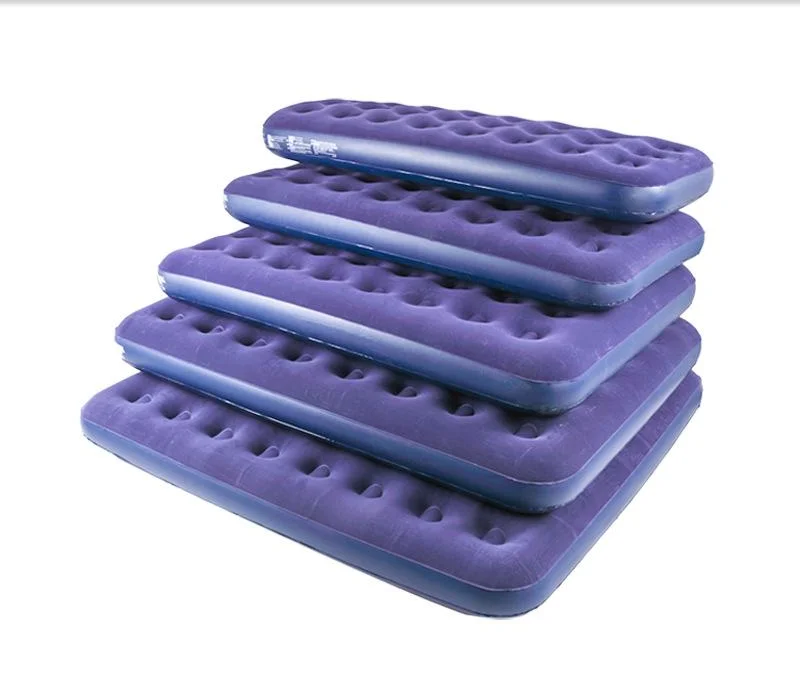 wholesale twin size comfortable advertising air bed hot outdoor folding single home inflatable air bed mattress