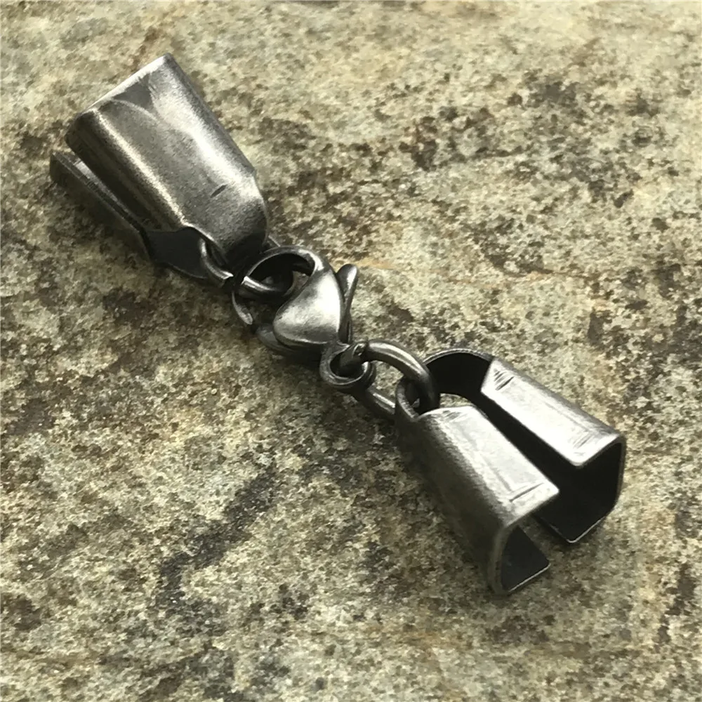 BXNK008 DIY fashion jewelry findings Chain Terminator Stainless Steel machine polished clap extension chain