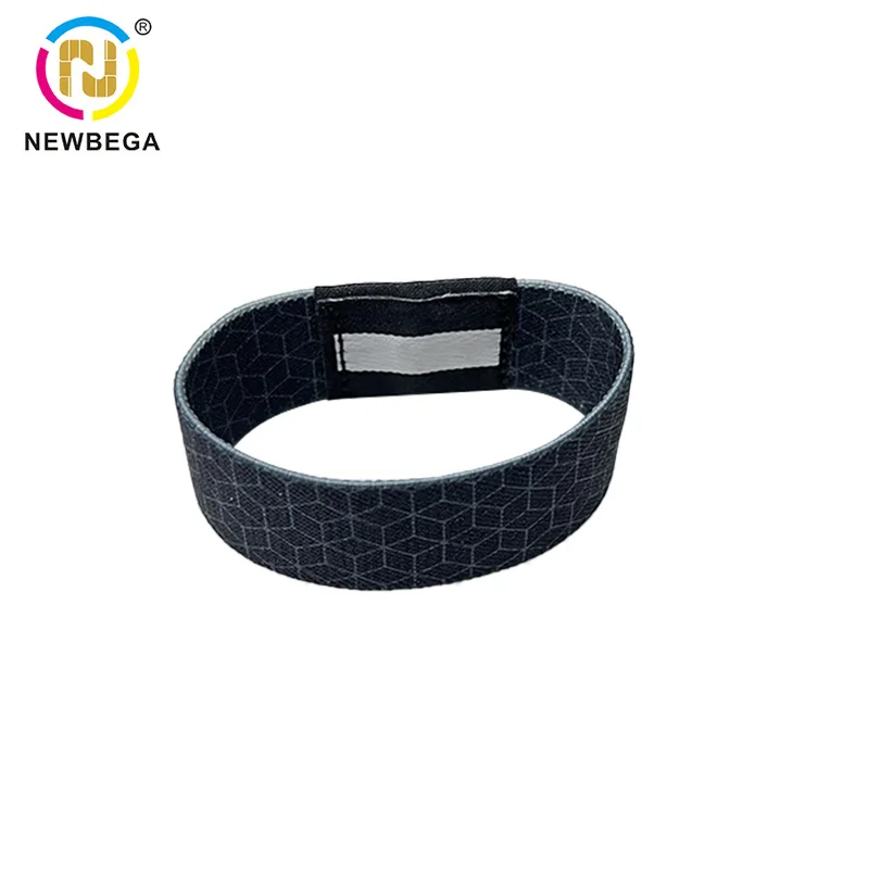 Custom Logo Waterproof RFID Smart Bracelet NFC RFID elastic wristband/ RFID elastic bracelet