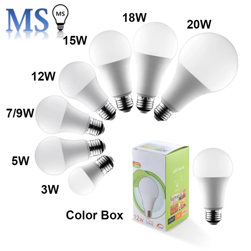 5w/7w/9w/12w/15w/18w Led A Bulb Light Wholesale Popular Products High Quality High Lumens High Power