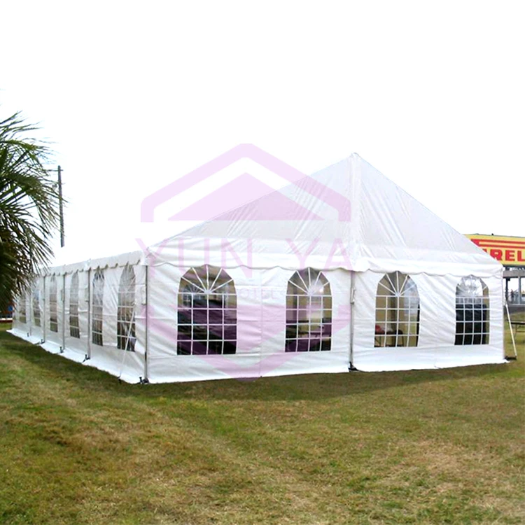 Easy Pop Up 30*100Ft Emergency Aid Outdoor Medical Support A Frame House White Community Meeting Church Wedding Marquee Tent